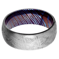 Meteorite + None Finish + Titanium Damascus