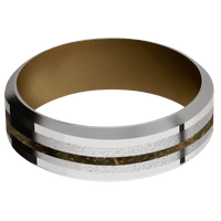 Titanium + Anglestone , Bead Finish + Burnt Bronze