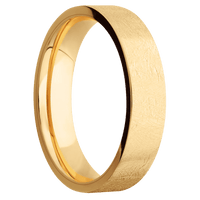 22K Yellow Gold + Distressed Finish + 18K Yellow Gold