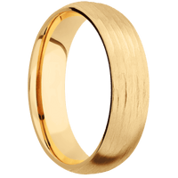 18K Yellow Gold + Treebarkh Finish