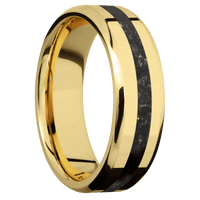 14K Yellow Gold + Polish , Polish Finish