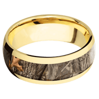 18K Yellow Gold + Polish Finish