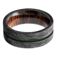 Forged Carbon Fiber + None Finish + Cocobolo