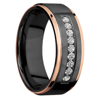 Zirconium + Rockpolish , Polish Finish