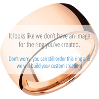 14K Rose Gold + Polish Finish