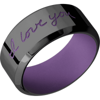 Zirconium + Polish , Polish Finish + Wild Purple