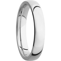 14K White Gold + Polish Finish