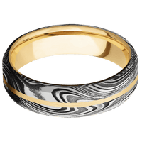 Marble + Acid Finish + 10K Yellow Gold