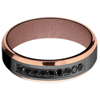 Zirconium + Polish , Polish Finish + Rose Gold