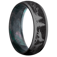 Zirconium + Polish Finish + Black Mother of Pearl