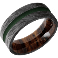 Forged Carbon Fiber + None Finish + Cocobolo