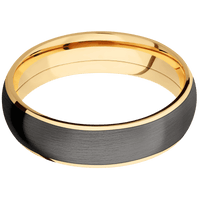 14K Yellow Gold + Polish Finish
