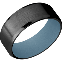 Zirconium + Satin , Polish Finish + Polar Blue