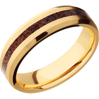 10K Yellow Gold + Satin , Polish Finish