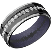 Zirconium + Polish , Polish Finish + Crushed Orchid