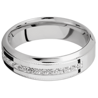 14K White Gold + Polish , Polish Finish