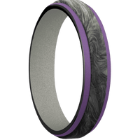 Zirconium + Polish , Satin Finish + Gun Metal Grey