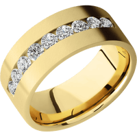 10K Yellow Gold + Anglesatin Finish