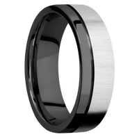 Zirconium + Crosssatinsilver , Polish Finish