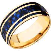 14K Yellow Gold + Polish Finish