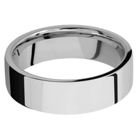 10K White Gold + Polish Finish + Titanium
