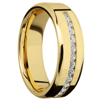 18K Yellow Gold + Polish , Polish Finish
