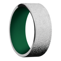 Palladium Silver + Stipple Finish + Green