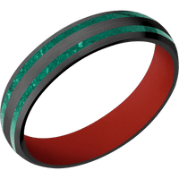 Zirconium + Satin Finish + Red Apple