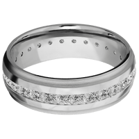 Palladium Silver + Rockpolish , Satin Finish