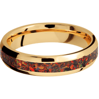 18K Yellow Gold + Polish , Polish Finish