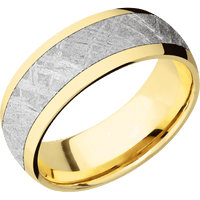 14K Yellow Gold + Polish Finish