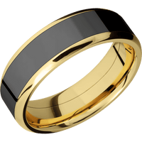 14K Yellow Gold + Polish , Polish Finish