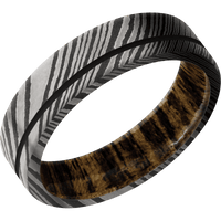 Damascus + Acid Finish + Bocote