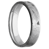 Meteorite + None Finish + 14K White Gold