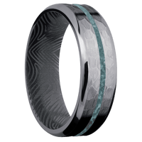 Tantalum + Hammer , Polish Finish + Dark Grey