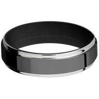 Zirconium + Polish , Polish Finish + Black