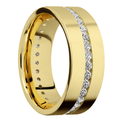 10K Yellow Gold + Anglesatin Finish