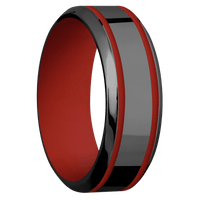 Zirconium + Polish , Polish Finish + Red Apple