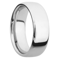14K White Gold + Polish Finish