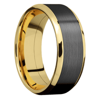 14K Yellow Gold + Polish , Polish Finish