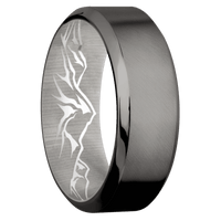 Tantalum Noir + Anglesatin , Polish Finish + Platinum