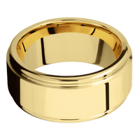 22K Yellow Gold + Polish , Polish Finish