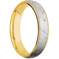 18K Yellow Gold + Satin Finish