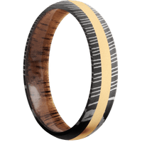 Damascus + Acid Finish + Koa