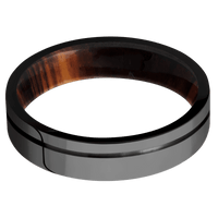 Zirconium + Polish , Polish Finish + Cocobolo