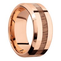 14K Rose Gold + Polish , Polish Finish