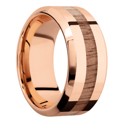 14K Rose Gold + Polish , Polish Finish