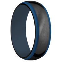 Zirconium + Satin , Polish Finish + Navy Blue