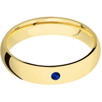 10K Yellow Gold + Polish Finish