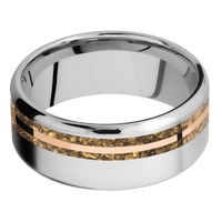 10K White Gold + Bead , Bead Finish